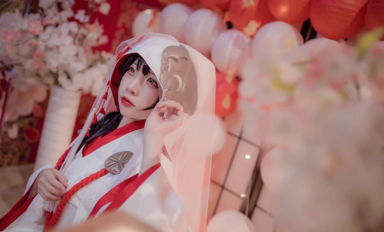 二佐Nisa《花嫁》主题写真：12张全套美图
