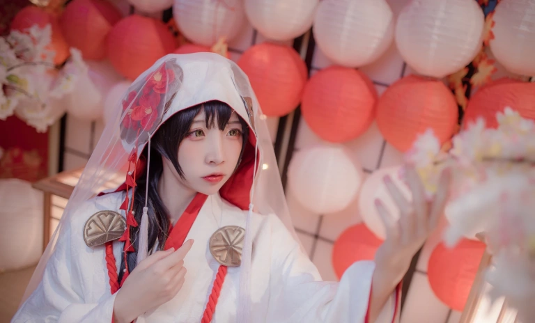 二佐Nisa《花嫁》主题写真：12张全套美图