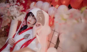 二佐Nisa《花嫁》主题写真：12张全套美图