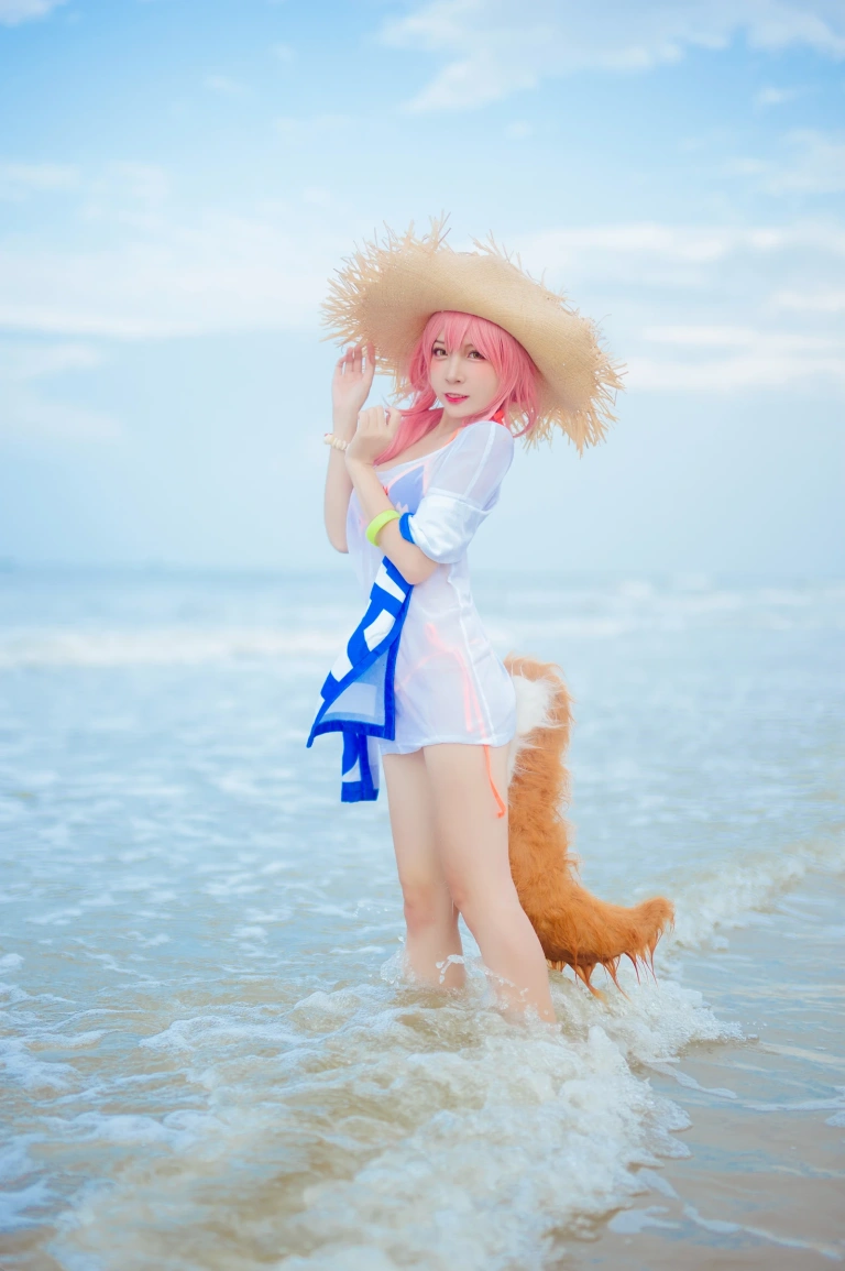 二佐Nisa《玉藻前》主题写真：30张全套美图