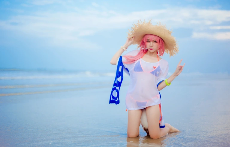 二佐Nisa《玉藻前》主题写真：30张全套美图