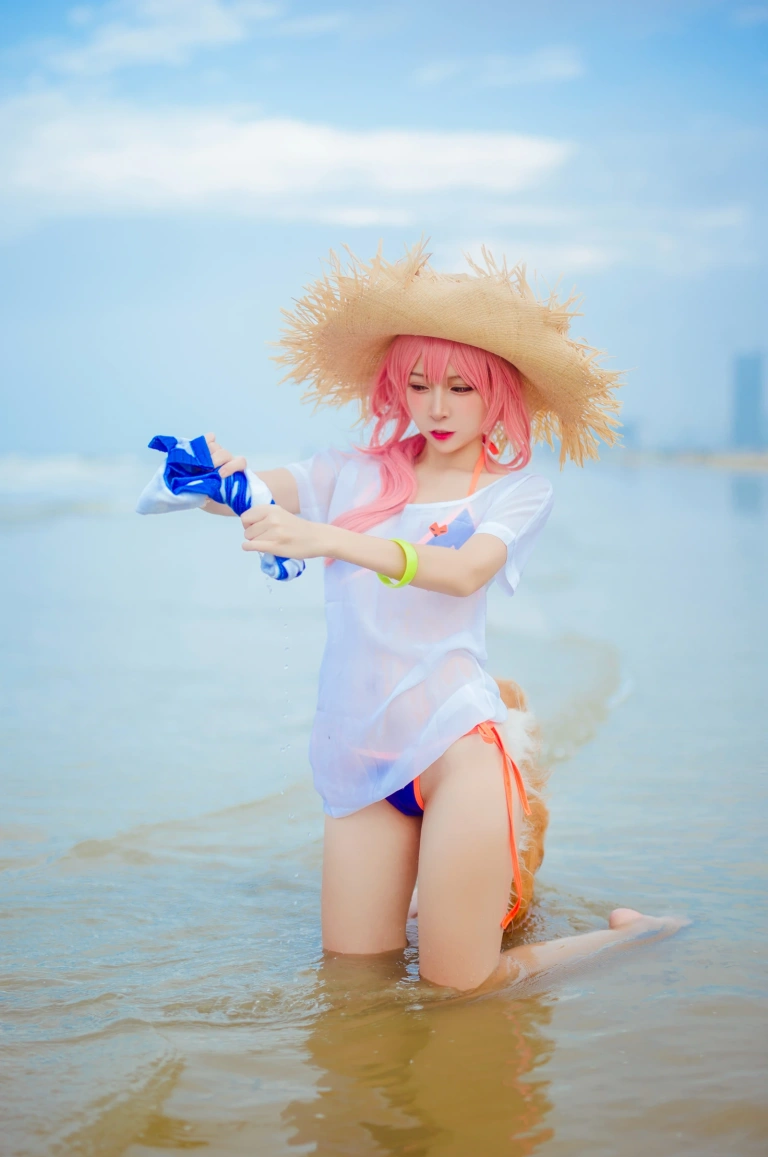 二佐Nisa《玉藻前》主题写真：30张全套美图