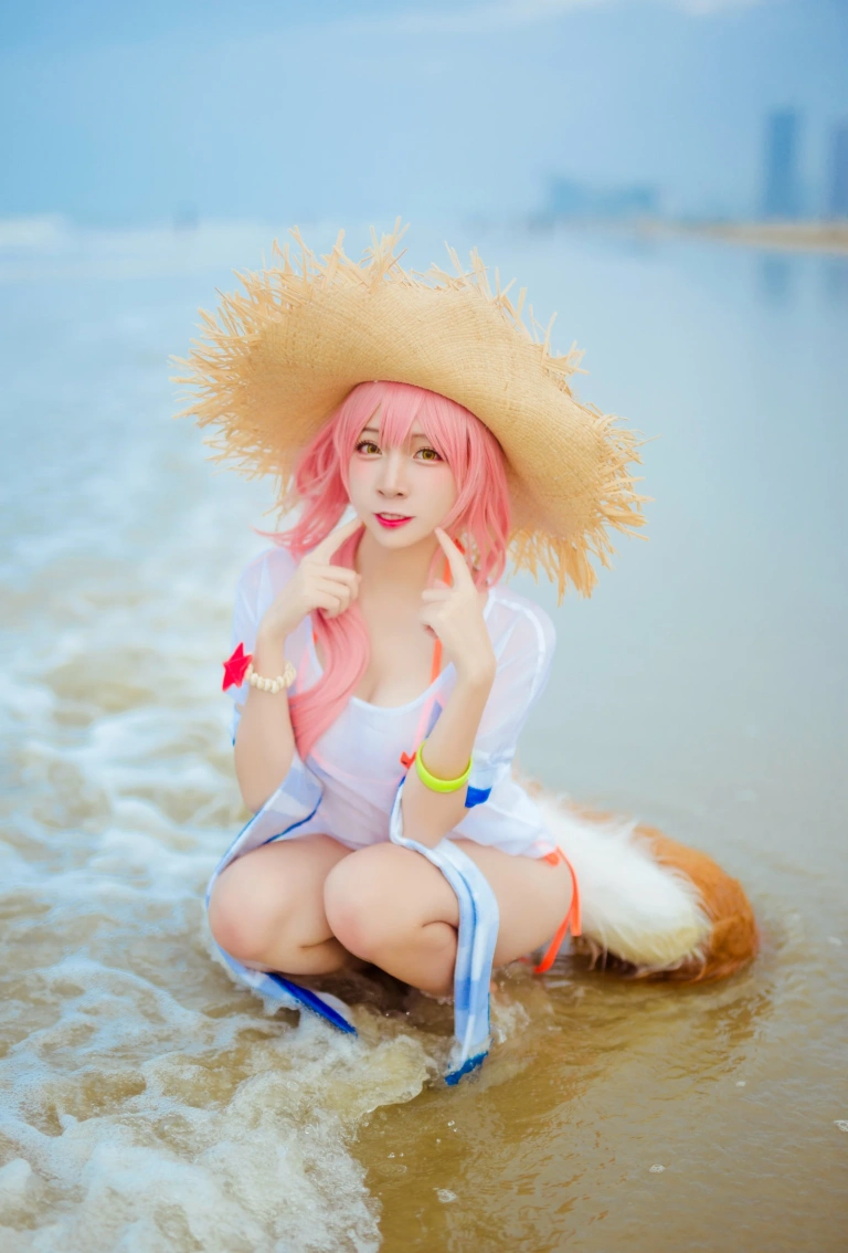 二佐Nisa《玉藻前》主题写真：30张全套美图