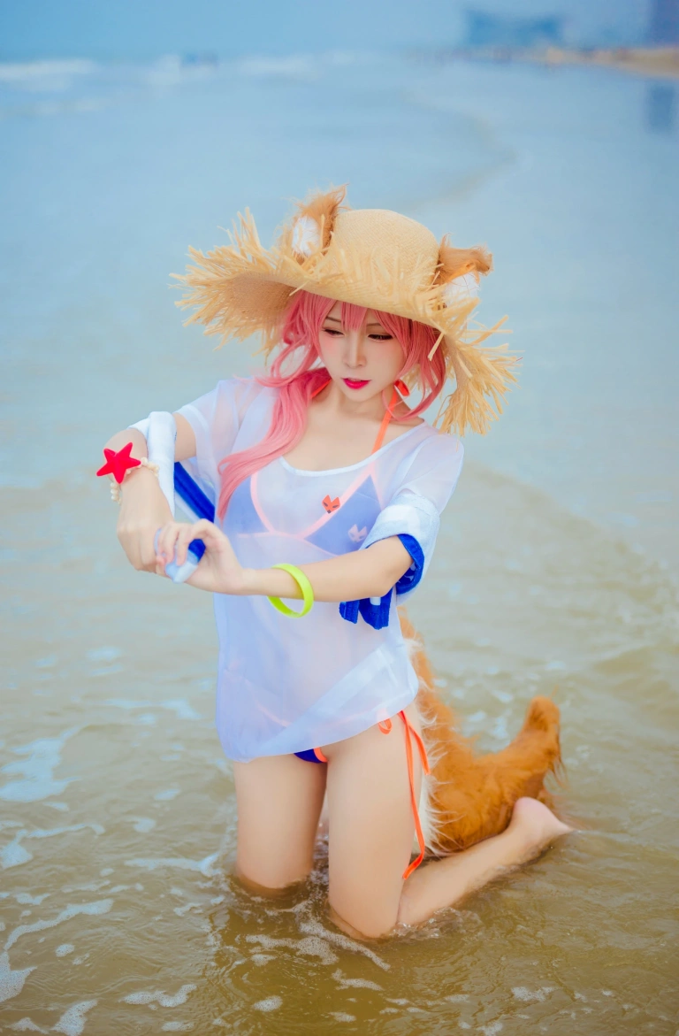 二佐Nisa《玉藻前》主题写真：30张全套美图