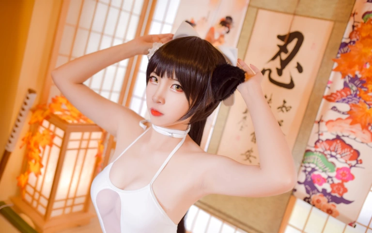 二佐Nisa《高雄泳装》主题写真：31张全套美图