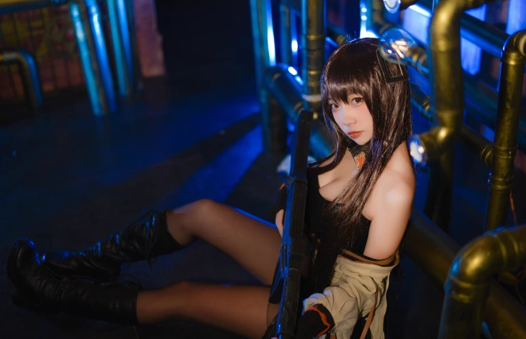 二佐Nisa《少女前线k2》主题写真：45张全套美图