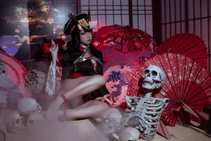 二佐Nisa《酒吞僵尸童子》主题写真：21张全套美图