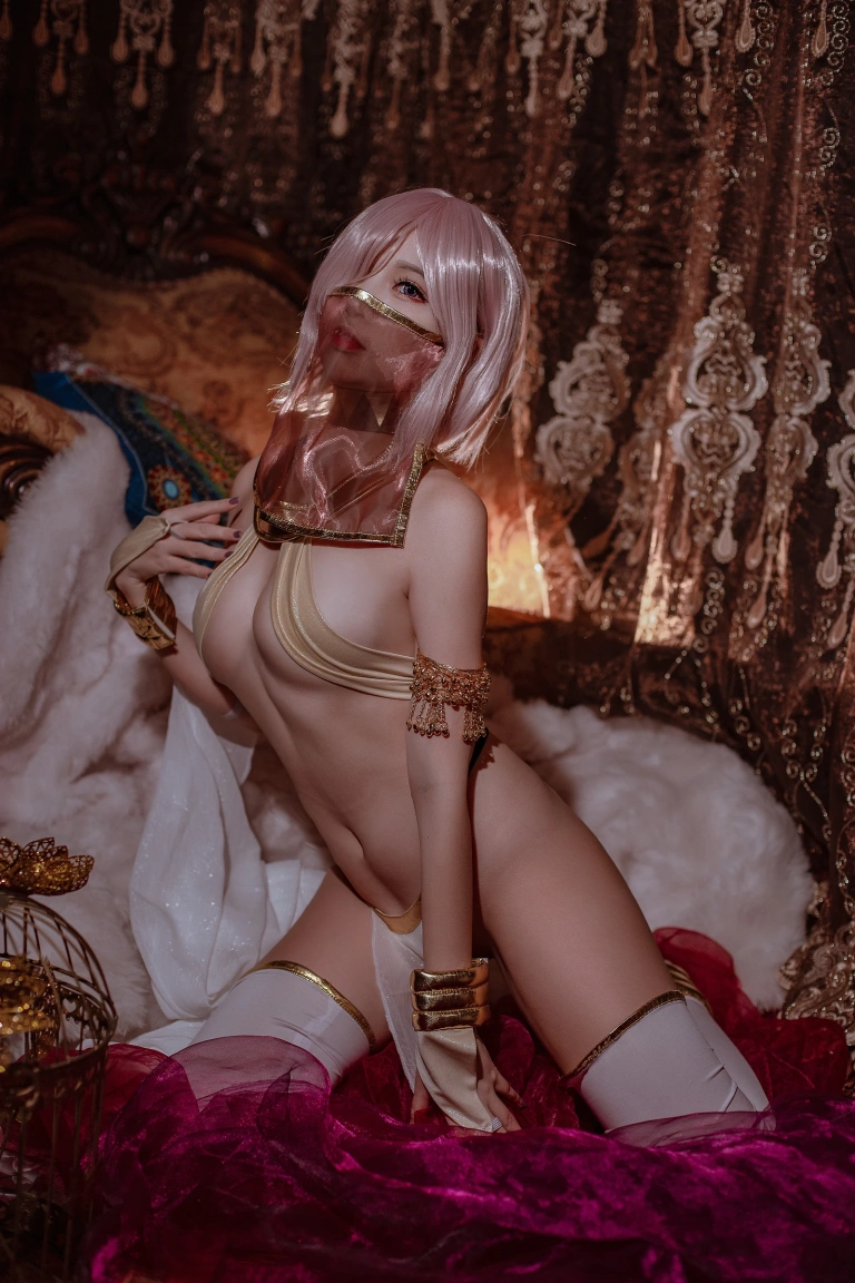 二佐Nisa《Fate玛修舞娘》主题写真：39张全套美图