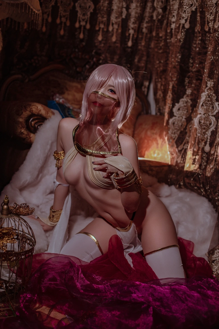 二佐Nisa《Fate玛修舞娘》主题写真：39张全套美图