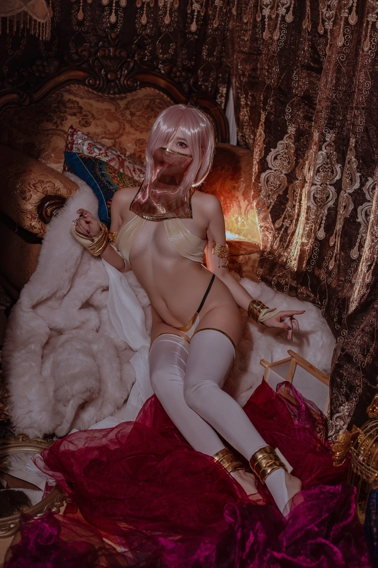 二佐Nisa《Fate玛修舞娘》主题写真：39张全套美图