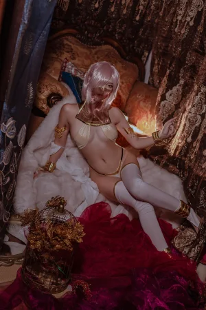 二佐Nisa《Fate玛修舞娘》主题写真：39张全套美图