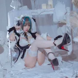 二佐Nisa《碧蓝航线 柴郡》主题写真：30张全套美图