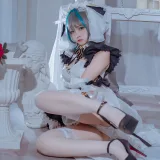 二佐Nisa《碧蓝航线 柴郡》主题写真：30张全套美图