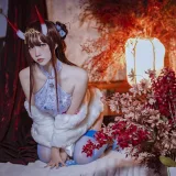 二佐Nisa《碧蓝航线 能代旗袍》主题写真：18张全套美图