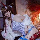 二佐Nisa《碧蓝航线 能代旗袍》主题写真：18张全套美图