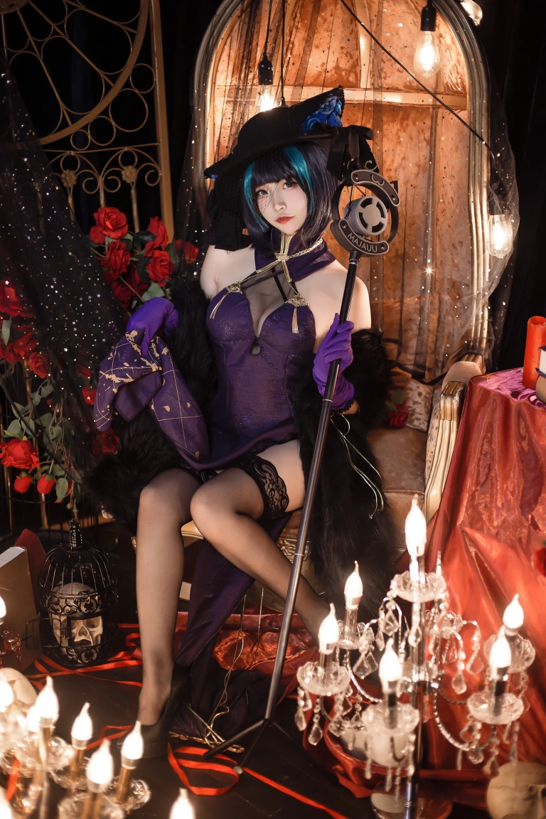 二佐Nisa《柴郡音乐绚烂》主题写真：9张全套美图