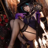 二佐Nisa《柴郡音乐绚烂》主题写真：9张全套美图
