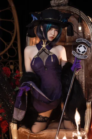 二佐Nisa《柴郡音乐绚烂》主题写真：9张全套美图
