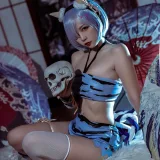 二佐Nisa《蕾姆夏日鬼衣》主题写真：12张全套美图