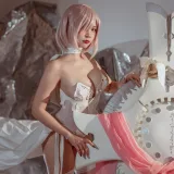 二佐Nisa《玛修婚纱》主题写真：42张全套美图