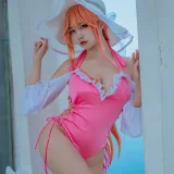 二佐Nisa《碧蓝航线 黎塞留泳装》主题写真：9张全套美图