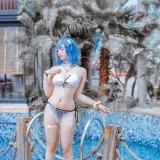二佐Nisa《碧蓝航线 加斯科涅》主题写真：20张全套美图