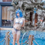 二佐Nisa《碧蓝航线 加斯科涅》主题写真：20张全套美图