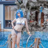 二佐Nisa《碧蓝航线 加斯科涅》主题写真：20张全套美图
