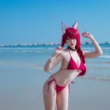 二佐Nisa《碧蓝航线 千代田泳装》主题写真：20张全套美图
