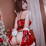 二佐Nisa《圣诞佐佐》主题写真：46张全套美图