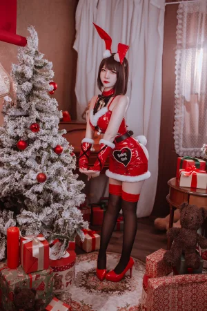 二佐Nisa《圣诞佐佐》主题写真：46张全套美图
