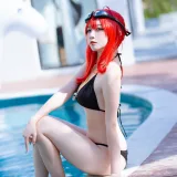二佐Nisa《碧蓝航线 扎拉泳装》主题写真：14张全套美图