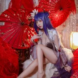 二佐Nisa《碧蓝航线 伊吹旗袍》主题写真：29张全套美图