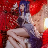 二佐Nisa《碧蓝航线 伊吹旗袍》主题写真：29张全套美图