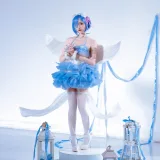 二佐Nisa《蕾姆天使》主题写真：15张全套美图