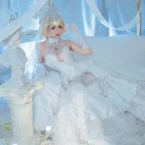 二佐Nisa《Fate贞德花嫁》主题写真：12张全套美图