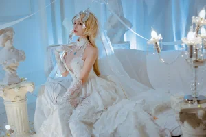 二佐Nisa《Fate贞德花嫁》主题写真：12张全套美图