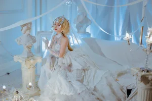 二佐Nisa《Fate贞德花嫁》主题写真：12张全套美图