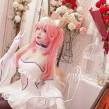 二佐Nisa《Fate玉藻前婚纱》主题写真：9张全套美图