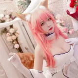 二佐Nisa《Fate玉藻前婚纱》主题写真：9张全套美图