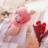 二佐Nisa《Fate玉藻前婚纱》主题写真：9张全套美图