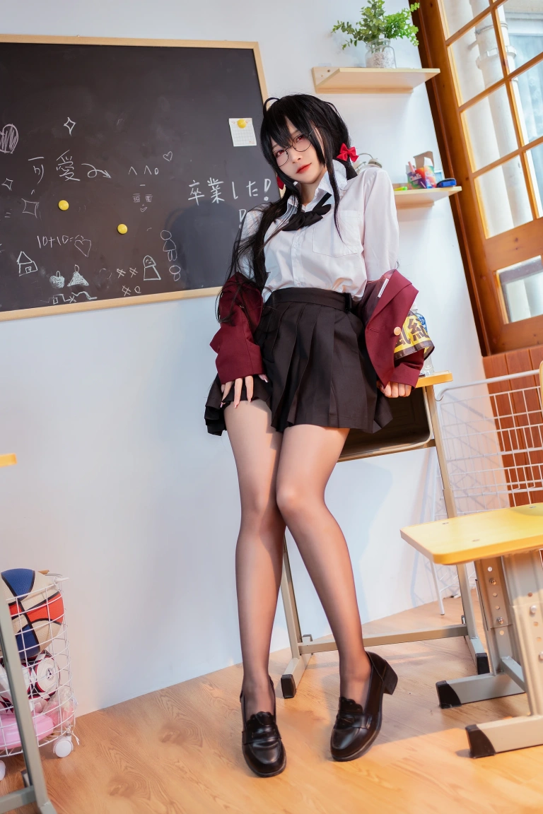 二佐Nisa《碧蓝大凤jk》主题写真：21张全套美图