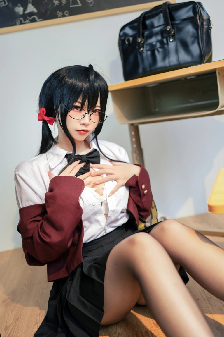 二佐Nisa《碧蓝大凤jk》主题写真：21张全套美图
