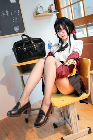 二佐Nisa《碧蓝大凤jk》主题写真：21张全套美图