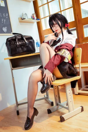 二佐Nisa《碧蓝大凤jk》主题写真：21张全套美图