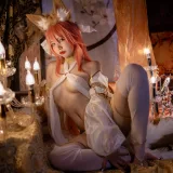 二佐Nisa《玉藻前舞娘》主题写真：37张全套美图