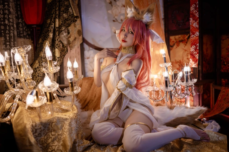 二佐Nisa《玉藻前舞娘》主题写真：37张全套美图