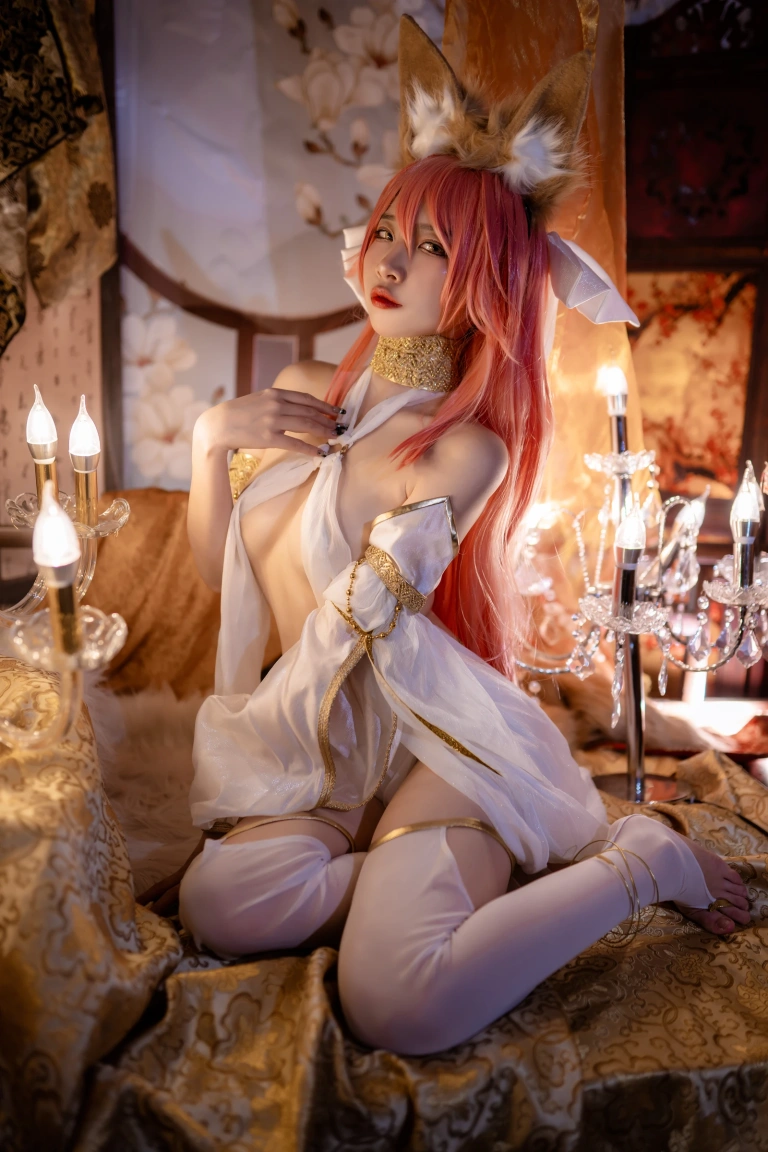二佐Nisa《玉藻前舞娘》主题写真：37张全套美图