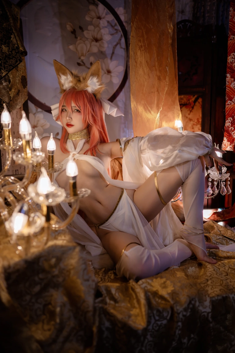 二佐Nisa《玉藻前舞娘》主题写真：37张全套美图
