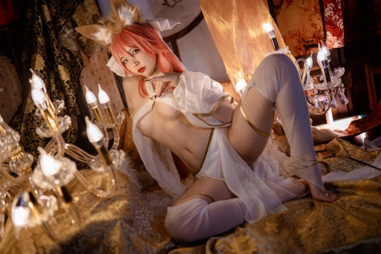 二佐Nisa《玉藻前舞娘》主题写真：37张全套美图